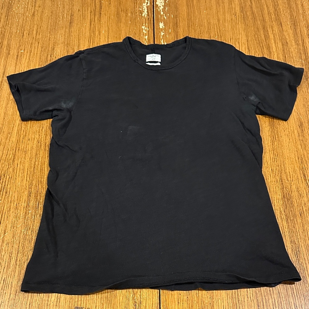 RAG AND BONE Men’s Cotton Black T Shirt